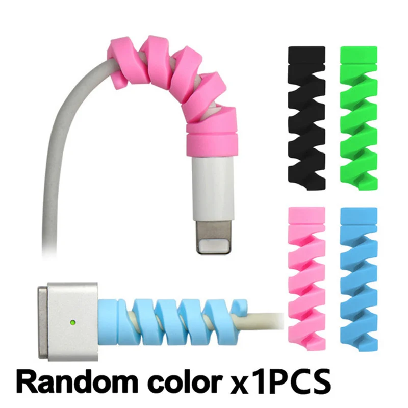 

1Pcs Charging Cable Protector For Phones Cable Holder Cover Cable Winder Clip For USB Charger Cord Management Cable Organizer