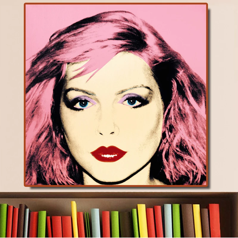 Andy Warhol Debbie Harry 1980 Поп-Арт холст живопись Портретные плакаты и принты мордерн картины для украшения стены без рамки