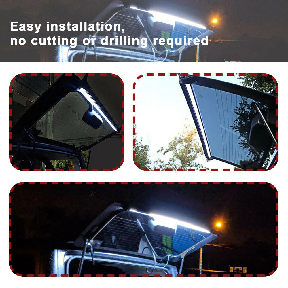 For Jeep Wrangler TJ JK 2007-2019 LED Tailgate Light Trunk Rear Tail Lamp 12V Car Luggage Compartment Bulb Interior Accessories For Jeep Wrangler TJ JK 2007-2019 LED Tailgate Light Trunk Rear Tail Lamp 12V Car Luggage Compartment Bulb Interior Accessories