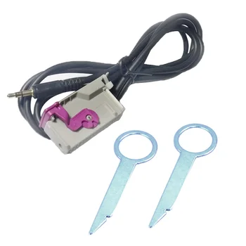 

RNS-E AUX Input Cable 32Pin Socket For Audi Navigation Plus A3 A4 A6 A8 TT