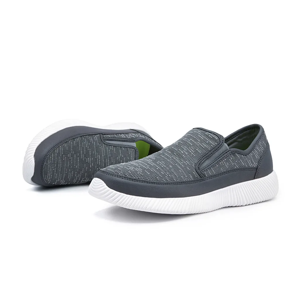 KANCOLLE Fashion Men Outdoor One-Legged Lazy Breathable Shoes Comfortable Soft Sneakers Athletic Tourist Shoes Leisure Shoes1217