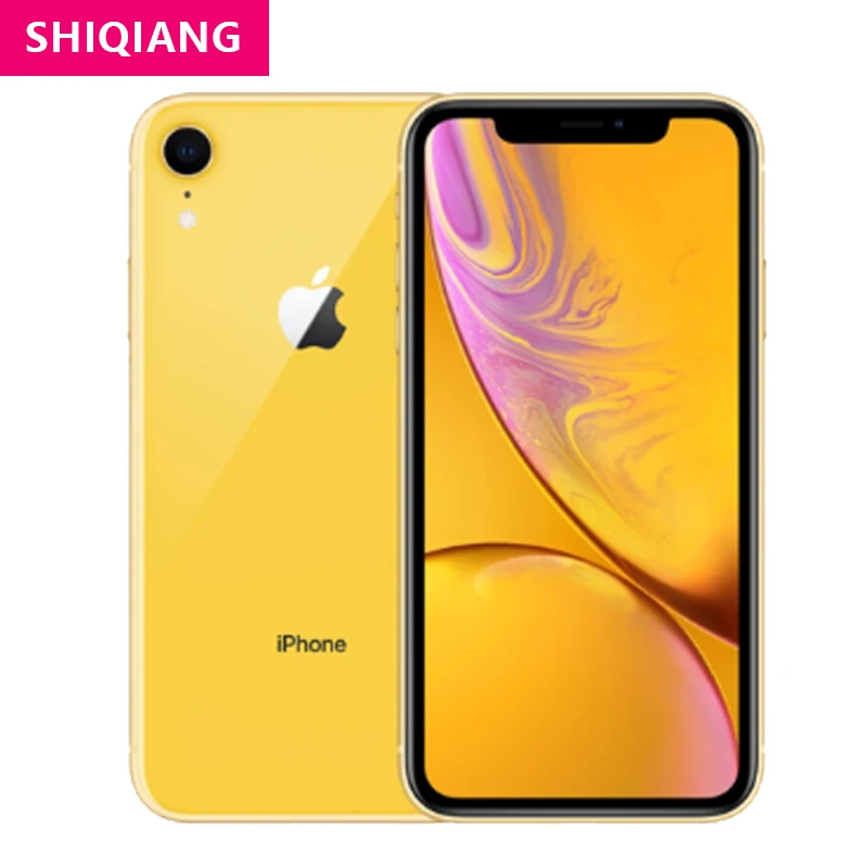 Б/у разблокированный оригинальный Apple iPhone XR телефон 6.1In супер hd-дисплей Retina 64/128/256