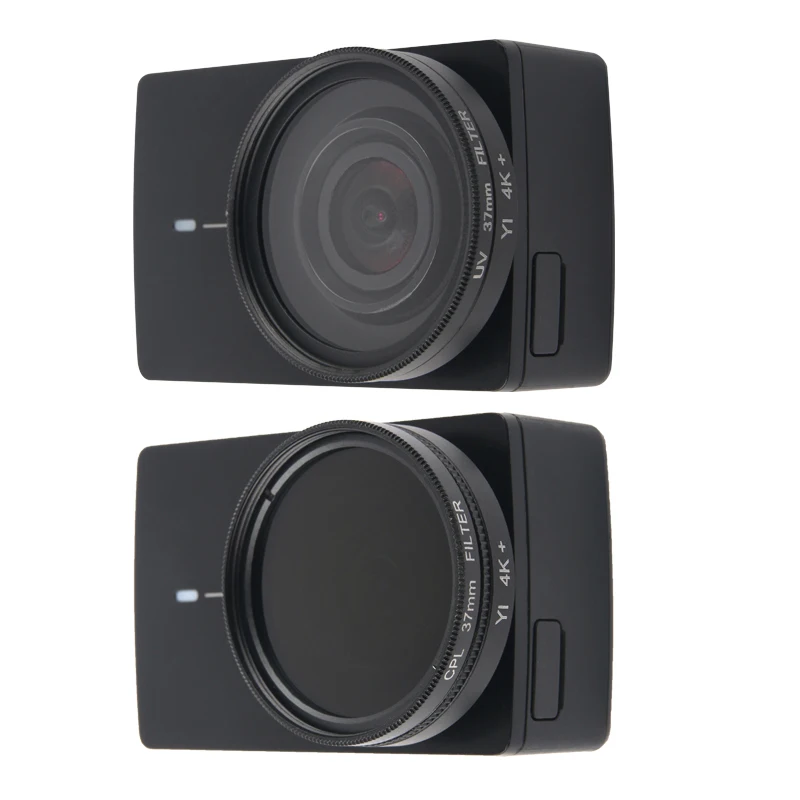 

UV CPL Lens Filter+Protective Aluminum Frame Case+Lens Cover for Xiaomi Yi 4K Lite Action Camera Lens Accessories High Quality