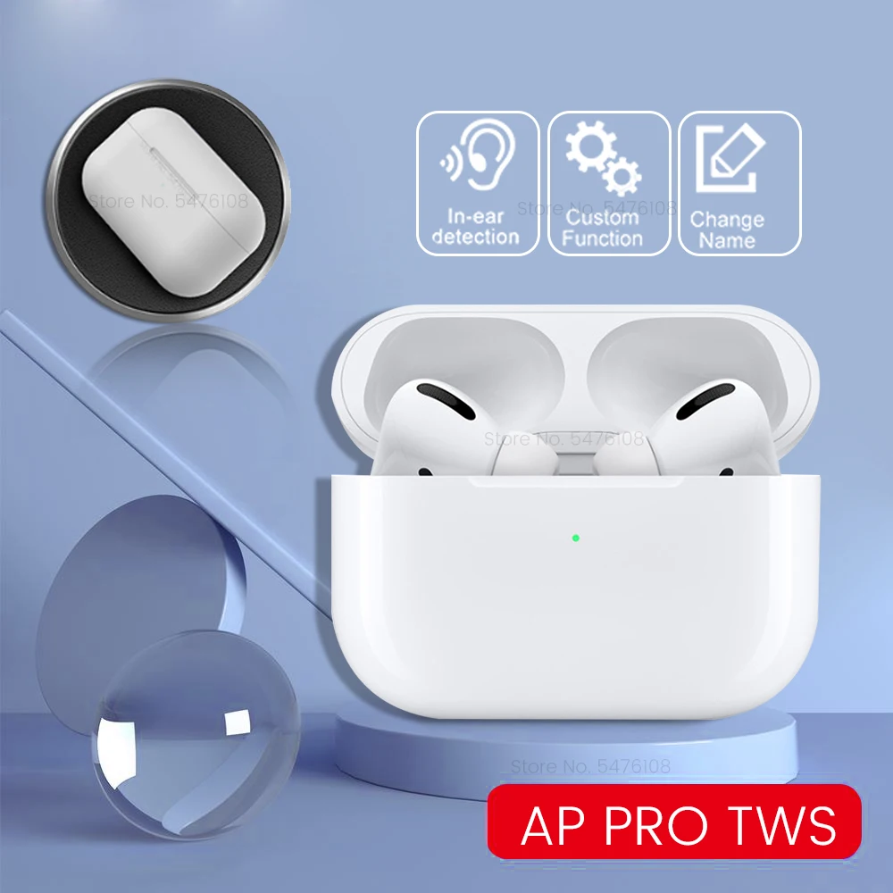 Ap tws pro air3 1:1 размер беспроводная зарядка bluetooth 5,0 наушники гарнитура audifonos светильник датчик наушник ko i100000 tws