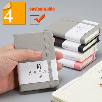 

A7 notebook portable pockets notebook mini portable business notebook stationery thick notebook female small notebook a6