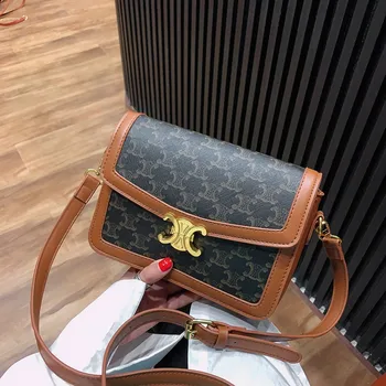

Insfamous Brand Luxury Handbags 2020 New Fashion Retro Single Shoulder Messenger Bag Purses and Handbags Luxury Channel Bags