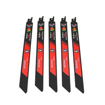 

5Pcs 225mm Reciprocating Quick Sabre Saw Blades Cutting Metal Woodworking Tool