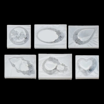 

Carved Jade Pendant Silicone Mold Resin Jewelry Earring Necklace Pendants Mould Tools