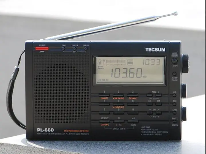

Tecsun/PL-660 Short Wave Single Sideband Airborne Portable Full-band PL680 High-end Radio