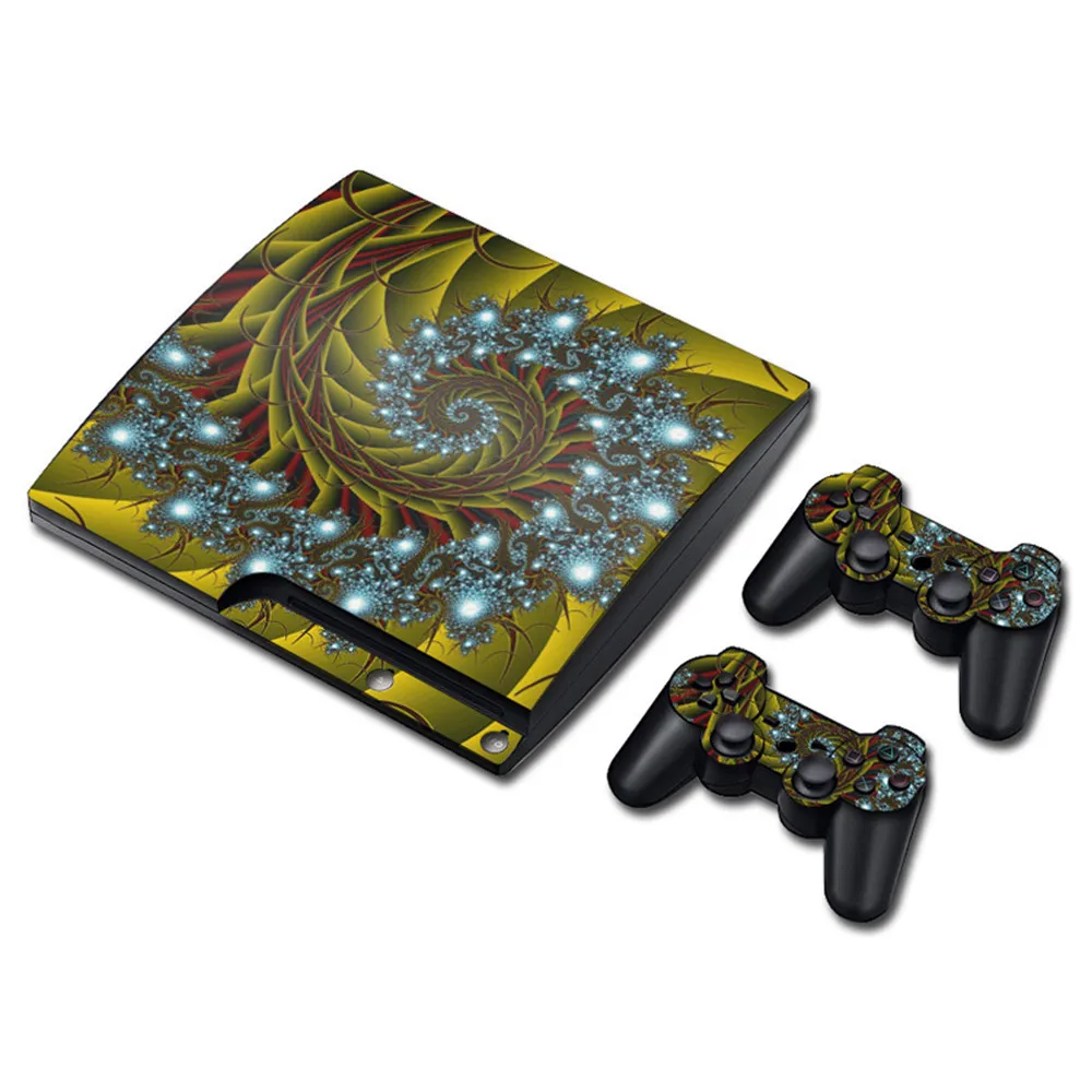 НОВЫЙ Наклейка на весь корпус кожи Стикеры для Игровые приставки PS3 SLIM