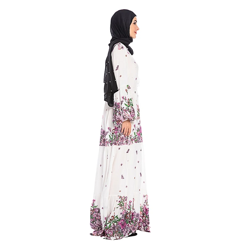 Абайя исламский, арабский мусульманское платье в пол платье Caftan Дубай Morocco Arab Robe Femme Musulman Турция платье хиджаб Vestidos