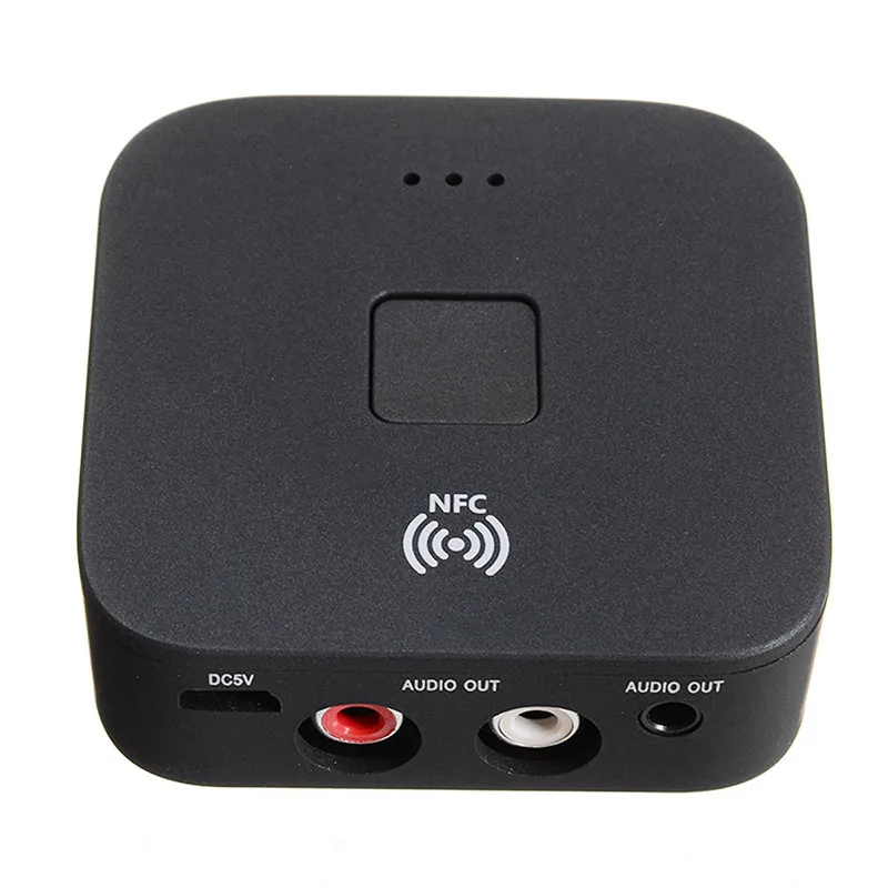 Pohiks bluetooth Receiver Audio Speakers Adapter 10 m 5.0 aptX LL RCA NFC 3.5mm Jack Aux For Car TV Speaker Auto Stream Music