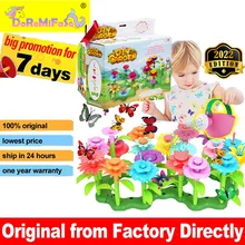 

Garden Building Blocks Set Toys For Girls Kids Montessori Toys Children Educational Kids Construction Set Toy Pretend Christmas