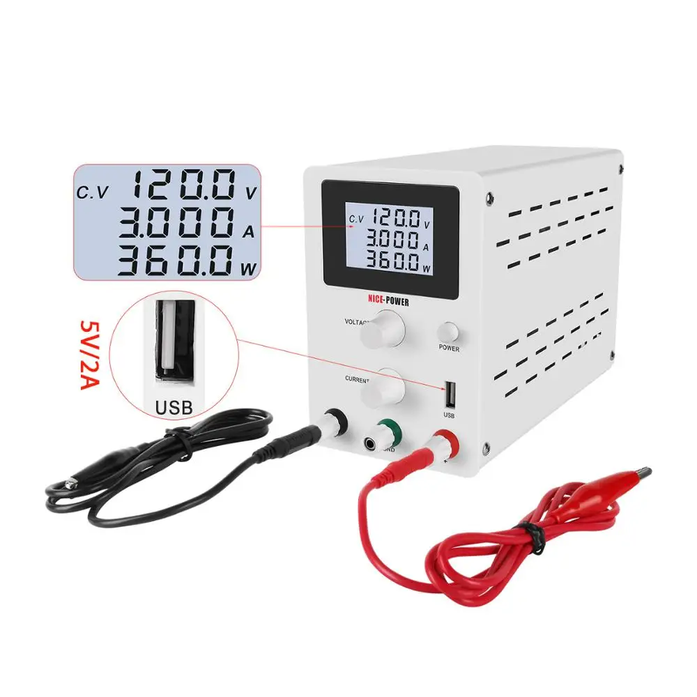 Цифровой импульсный источник питания постоянного тока Nice Power 30 в 10 А 60