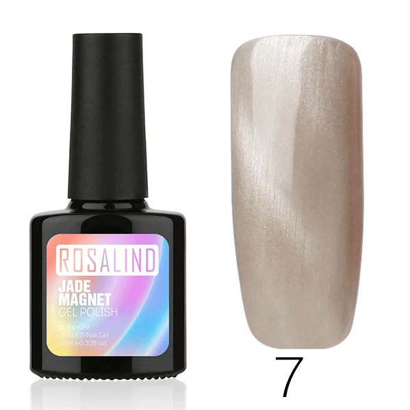 RBH07 ROSALIND гель 1S 10 мл H01-15 нефритовый кошачий глаз Гель-лак для использования с магнитом-лаком УФ светодиодный лак для ногтей долговечный впитывающий Гель-лак - Цвет: RBH07