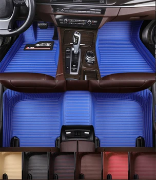 

Sinjayer Custom Fit Leather Car Floor Mats Front & Rear FloorLiner Auto Parts Carpet Mat Cover For AUDI A1 2012 2013-2020