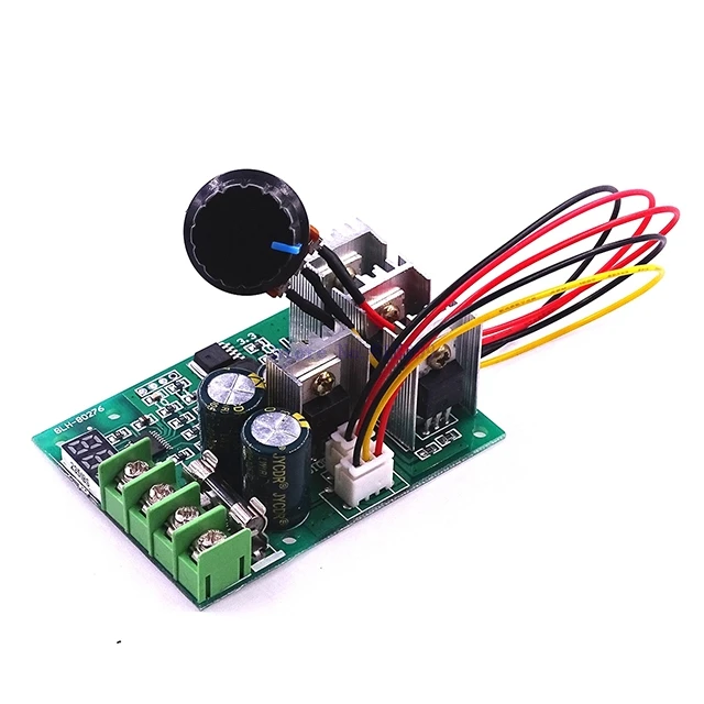 

A5-- DC6-60V 30A Digital Display 0~100% Adjustable Drive Module PWM DC Motor Speed Controller