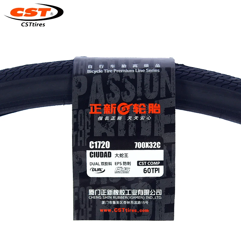 CST CIUDAD Road Bicycle Tire C1720 700C stab resistant wear
