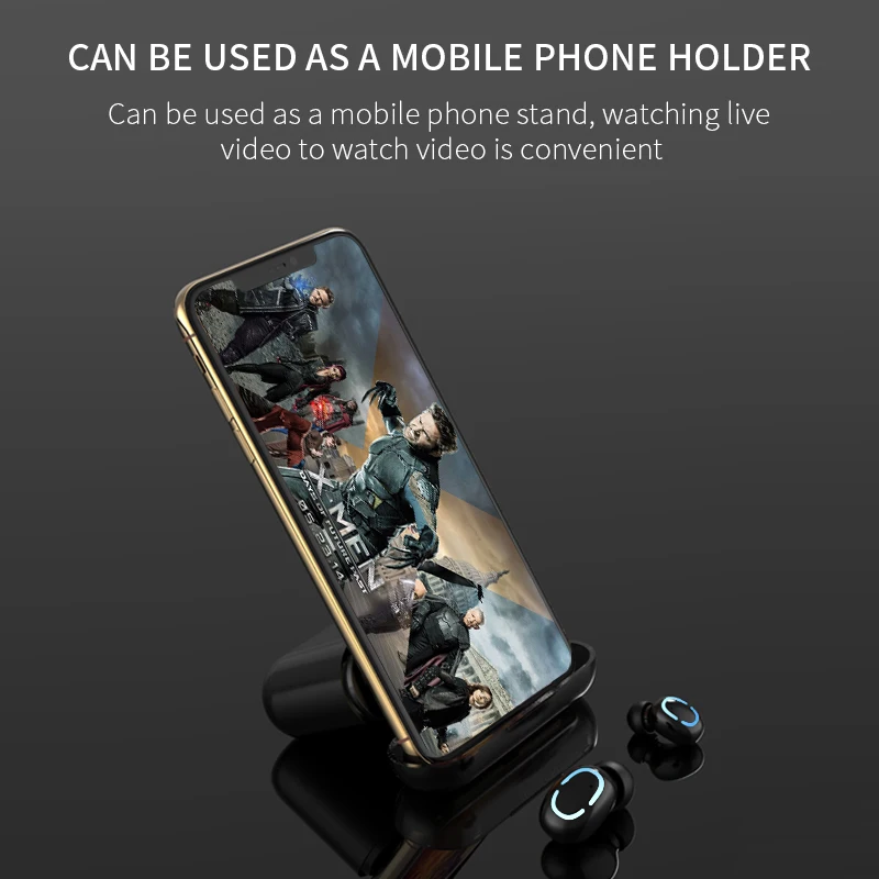 TWS Bluetooth Earphones in Ear Headphones Sports wireless Earbuds Headset Gaming Earphone With Mic Charging Box for Samsung