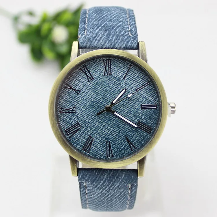 

AliExpress-Rome Font Cowboy Woven Belt Quartz Watch Korean-style Students Watch