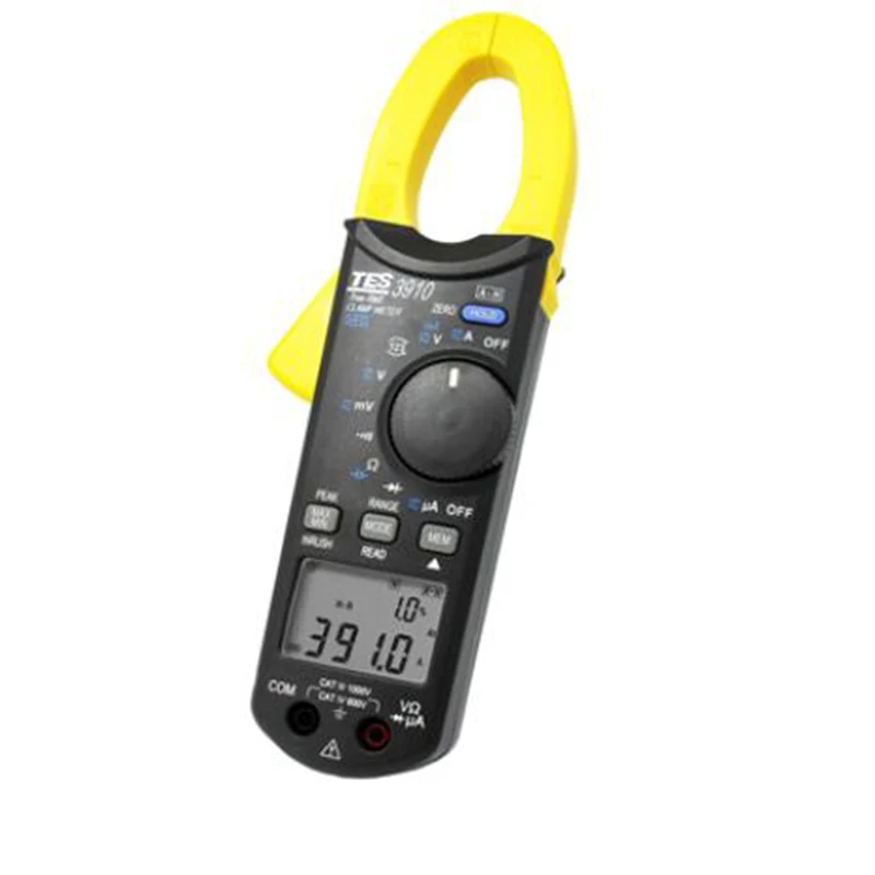 

TES-3910 Trms Clamp Meter(AC-DC 1000V),mV Measurement Range to Interface with Other Access,Measurement HVC Flame Sensors.