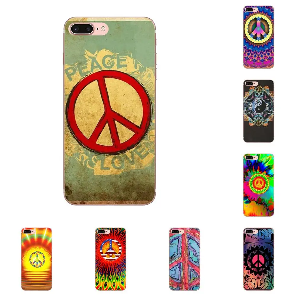 Hippy Hippie Psychedelic Art Peace Colorful TPU For Samsung Galaxy A51 A71 A81 A90 5G A91 A01 S11 S11E S20 Plus Ultra | Мобильные