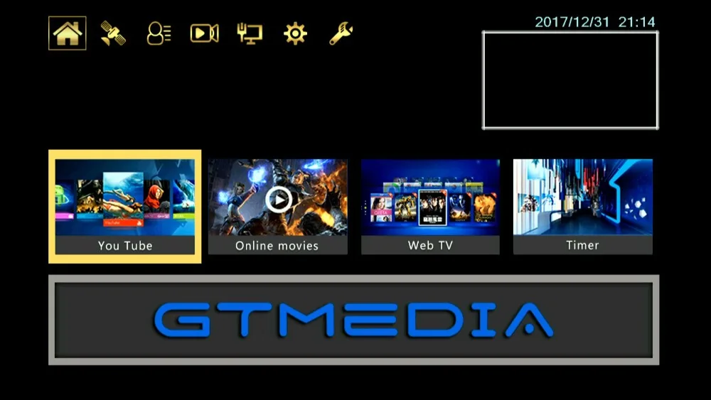 GTMedia V9 Супер Спутниковый ресивер bull-in WiFi с 1 год Испания Европа Cccam Full HD DVB-S2/S Freesat V9 Super Receptor