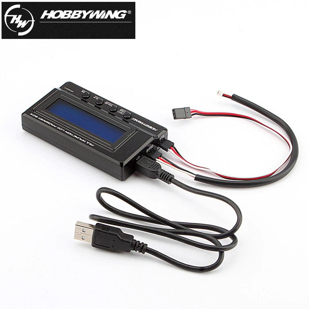 

1pcs Hobbywing 3in1 Multifunction Professional LCD Program Box with Voltage Detection-Upgraded Version of 2in1