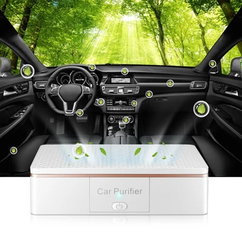 

2 in 1 Car Air Purifier for Automibile Interior Smog Formaldehyde Smell Remover Car Air Freshener Auto Air Ionizer Accessories