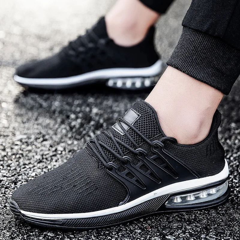 

2020 Spring New Style Casual Shoes MEN'S SHOES Fashion Versitile Korean-style Trend of Fashion Fly Woven Athletic Shoes Men's