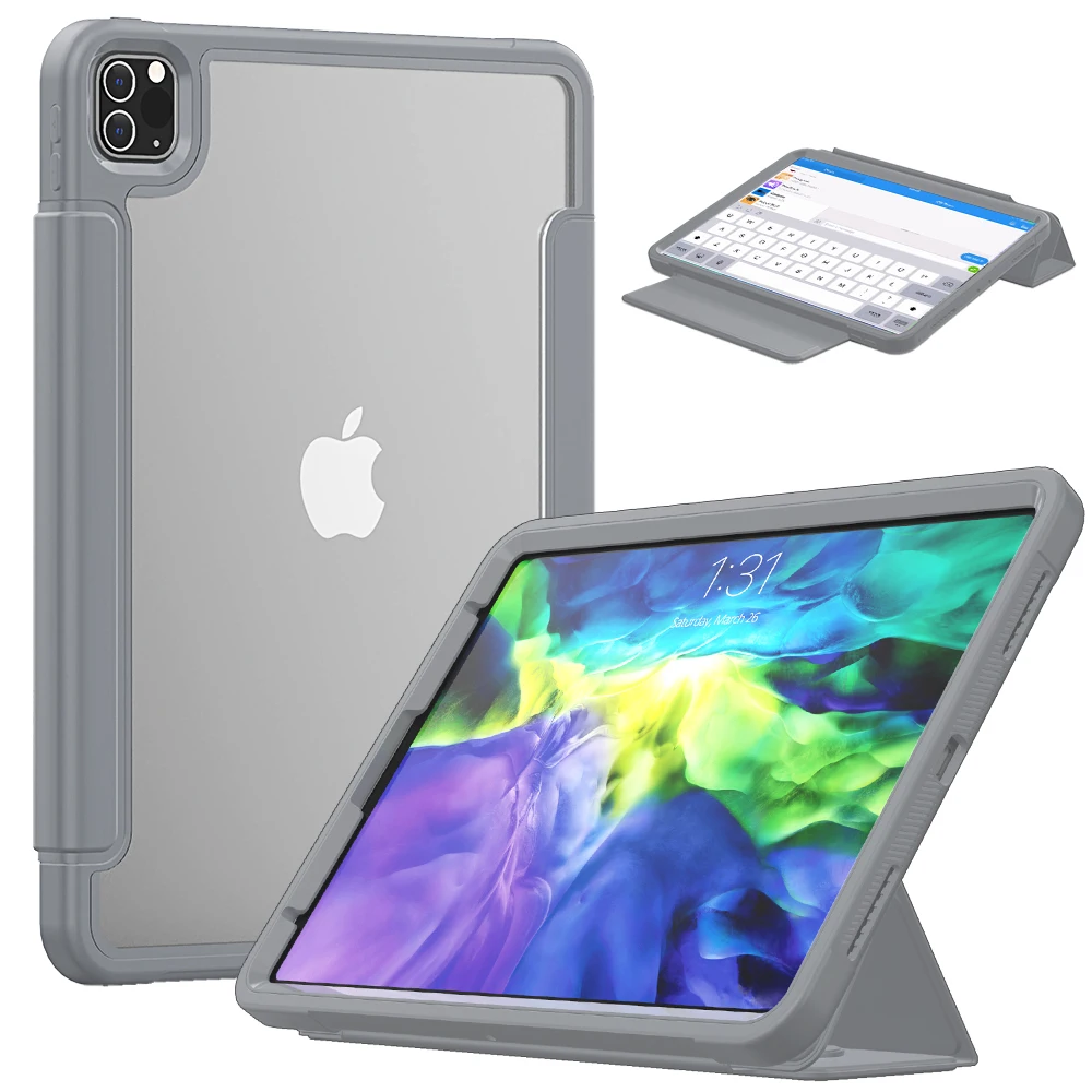 Чехол с держателем для карандаша iPad Air 2 чехол 9 7/10 2/Pro 11 дюймов кожаный магнитной