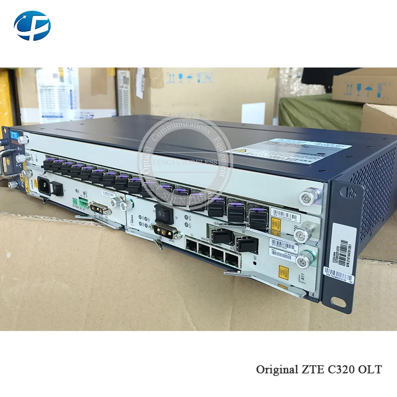 Мини zte C320 шасси OLT GPON AC источник питания с 10GE SMXA/3+ 1* коляска+ 16 портов GTGH C++ карта