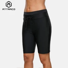 Attraco женские плавки бикини, плавки, однотонные плавки облегающий купальник, регулируемый купальник