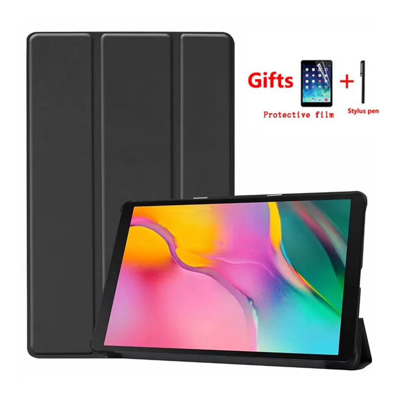 Чехол для Samsung Galaxy Tab A 10 1 дюйма 2019 Магнитный смарт чехол фотография + пленка