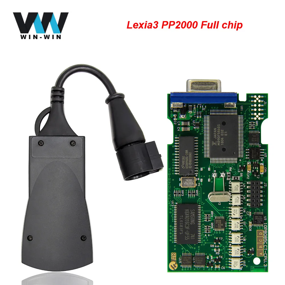 Сканер Lexia 3 PP2000 Diagbox v7.83 с полным чипом 921815C для Citroen/Peugeot PP 2000 OBD 2 OBD2 сканер Lexia3