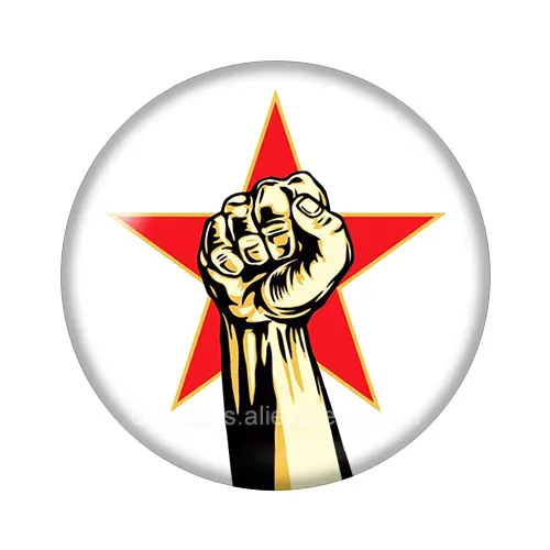 Советские значки Sickle CCCP Россия эмблема коммунизма 12 мм/16 мм/18 мм/25 мм круглые фото