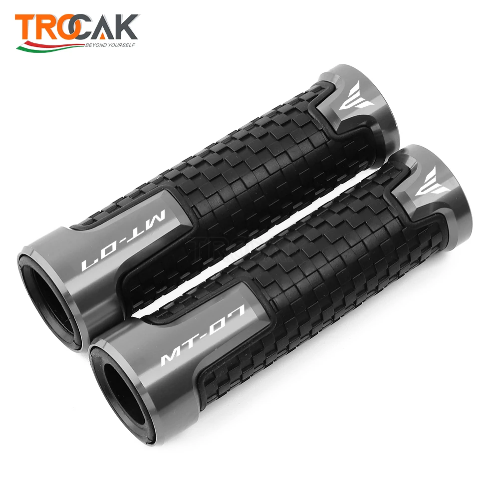 For Yamaha MT07 MT 07 MT-07 2014-2021 Motorcycle handlebar grips CNC PVC handle bar Rubber Gel Grips Motocross handle hand Grips For Yamaha MT07 MT 07 MT-07 2014-2021 Motorcycle handlebar grips CNC PVC handle bar Rubber Gel Grips Motocross handle hand Grips