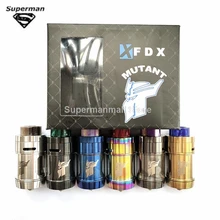 Холодный мутант RTA бак 26 мм 4 мл емкость диаматор 810 Смола капельного наконечника двойной катушкой строительство Топ поток воздуха vs kali V2 RDA QP Fatality