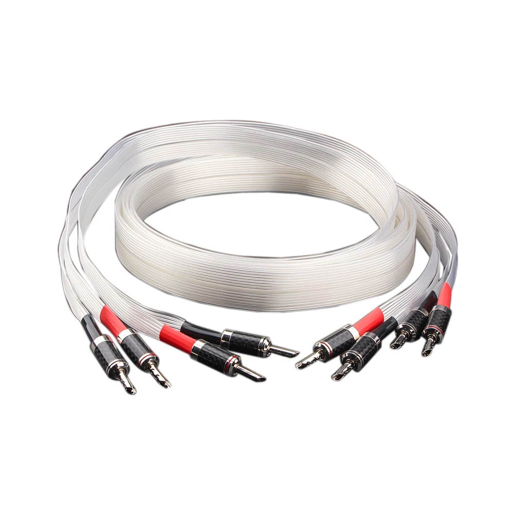 Preffair HiFi аудио Nordost Кабель для колонок OCC посеребренный провод hi-end