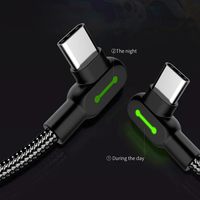 USB 3,1 кабель для быстрой зарядки под прямым углом 90 градусов кабель для синхронизации данных с светильник FKU66