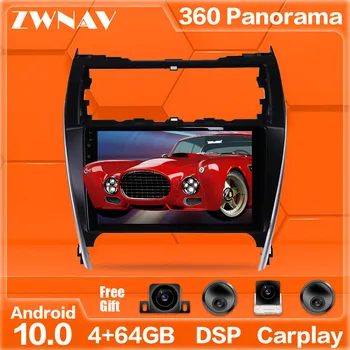 

360 Cameras IPS Screen For Toyota Camry 2012 2013 2014 2015 2016 2017 Android Multimedia Player GPS Audio Radio Recorder Head