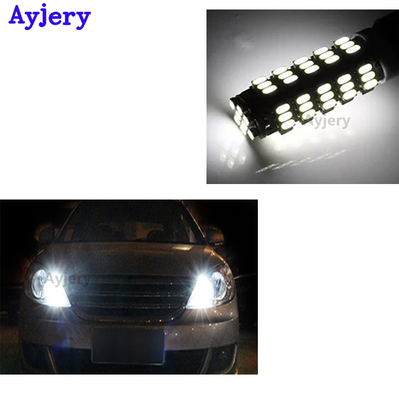 AYJERY 500X T10 W5W 1206 68 SMD 194 168 68 светодиодный s 12V светодиодный автомобильный Светильник лампы 3020 68 светодиодный белый интерьер Габаритные огни дверные фонари