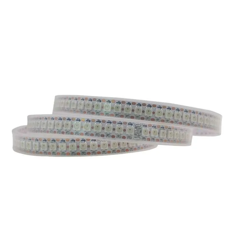 

WS2812B Full Color Symphony Light Belt 144 Lamp 5050RGB Patch Built-in IC Programmable 5V Light Belt Tube