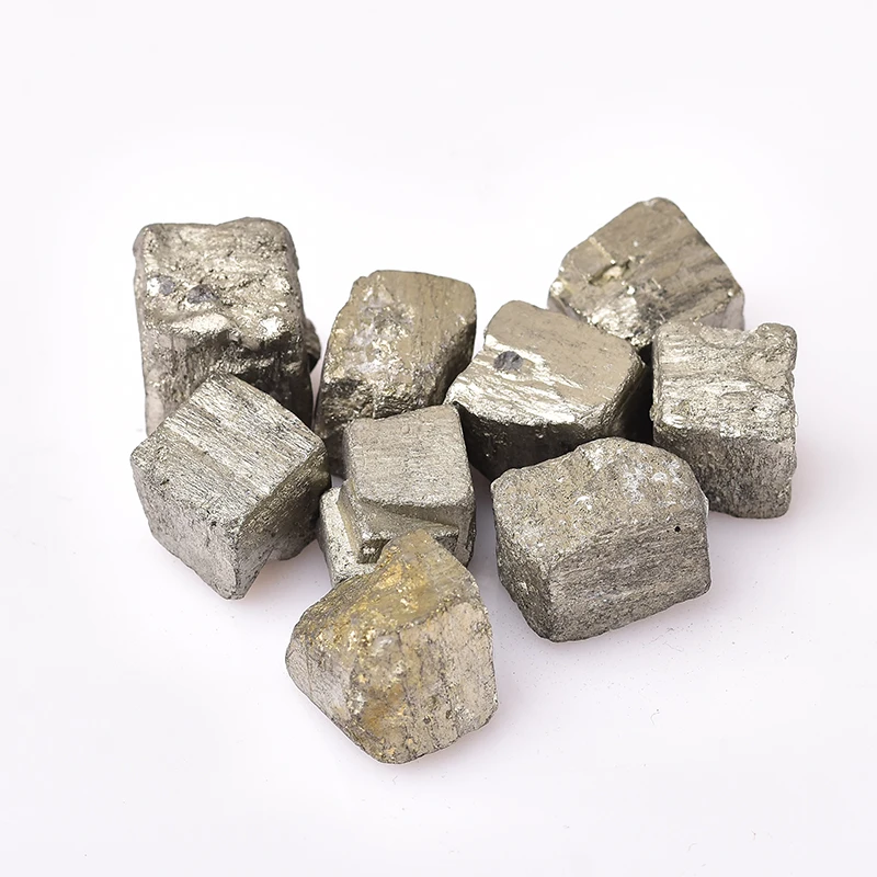 Crystal Stone Specimen Gem-Ornaments Mineral Pyrite Quartz Irregular-Ore Teaching Rough