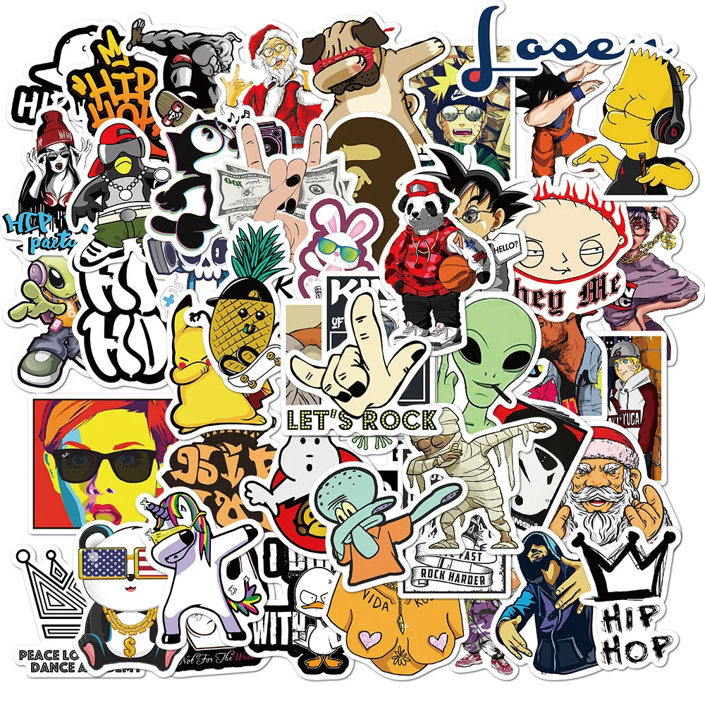 10/50/100Pcs Brand Stickers Laptop Macbook Cup Guitar Luggage Fridge Skateboard Bicycle Tide Logo Decal Sticker 10/50/100Pcs Brand Stickers Laptop Macbook Cup Guitar Luggage Fridge Skateboard Bicycle Tide Logo Decal Sticker