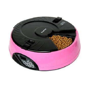 

FEED-EX automatic feeder for dogs and cats 6 feedings LCD Feed-Ex, pink