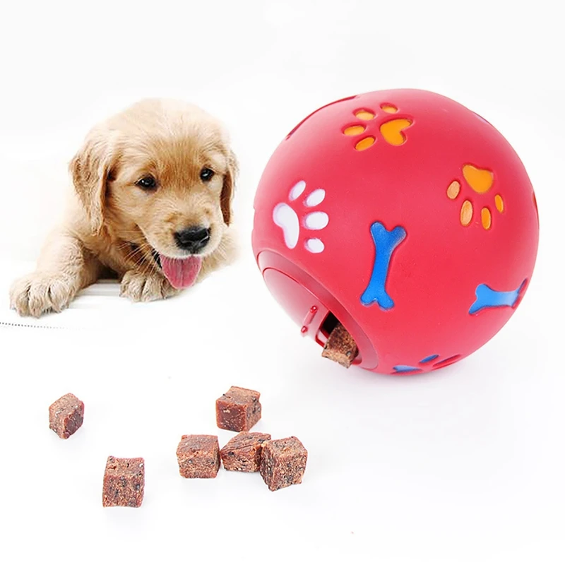 Dog Feeder Ball Pet Interactive Toy Puppy Treat Ball Pet Food Dispenser Ball Dog Chew Toy Pet
