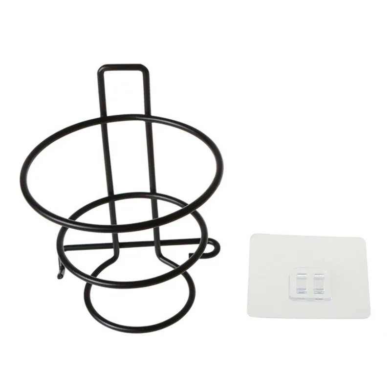 

Hair Dryer Hanger Wall Mount Blow Dryer Holder Plug Holder with Self Adhesive Hooks for Bathroom Bedroom