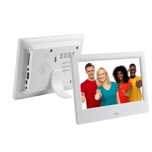 Quadro video digital da foto do jogador do quadro da foto de digitas de 7 polegadas hd com música, função video