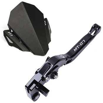 

Extendable Brake Clutch Levers for Yamaha Mt-07 2014-2018 & Motorcycle Windshield Windsn Aluminum Kit Deflector